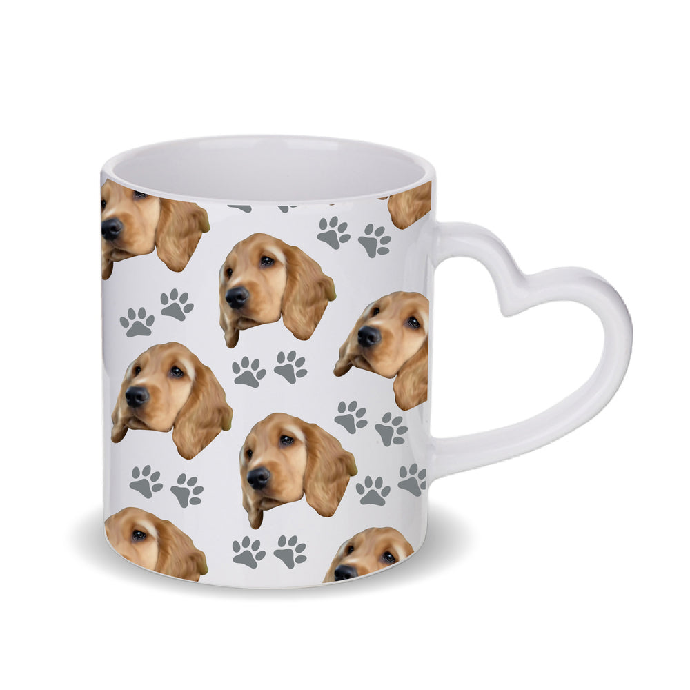 Personalised Pet Portrait Pattern Mug