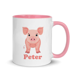 Personalised Pig Mug