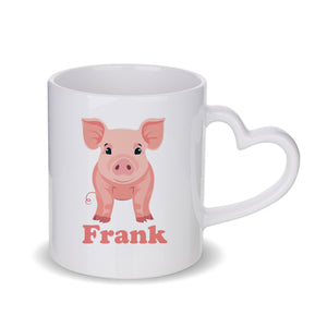 Personalised Pig Mug