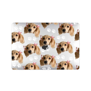 Personalised Pet Portrait Pattern MacBook Case