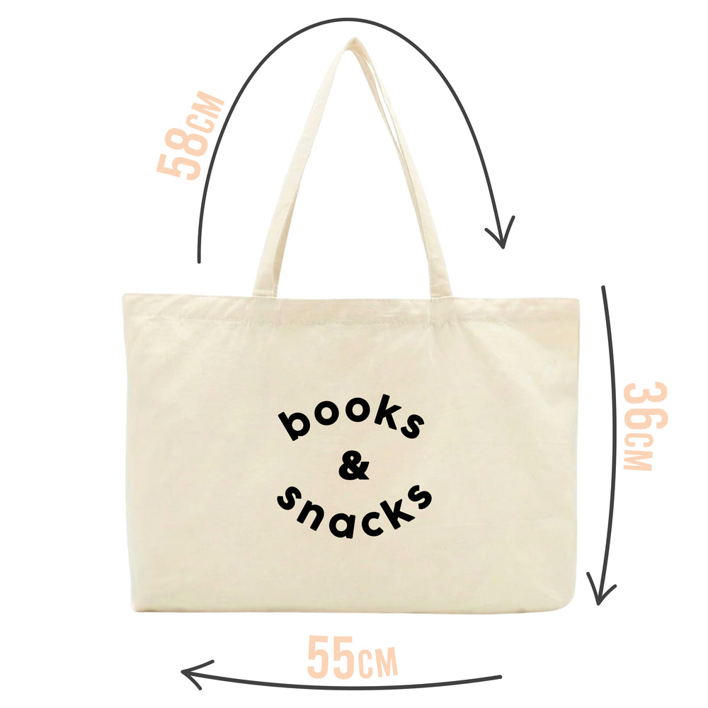 Books & Snacks Tote