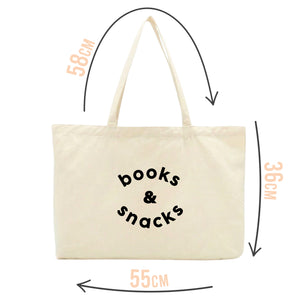 Books & Snacks Tote