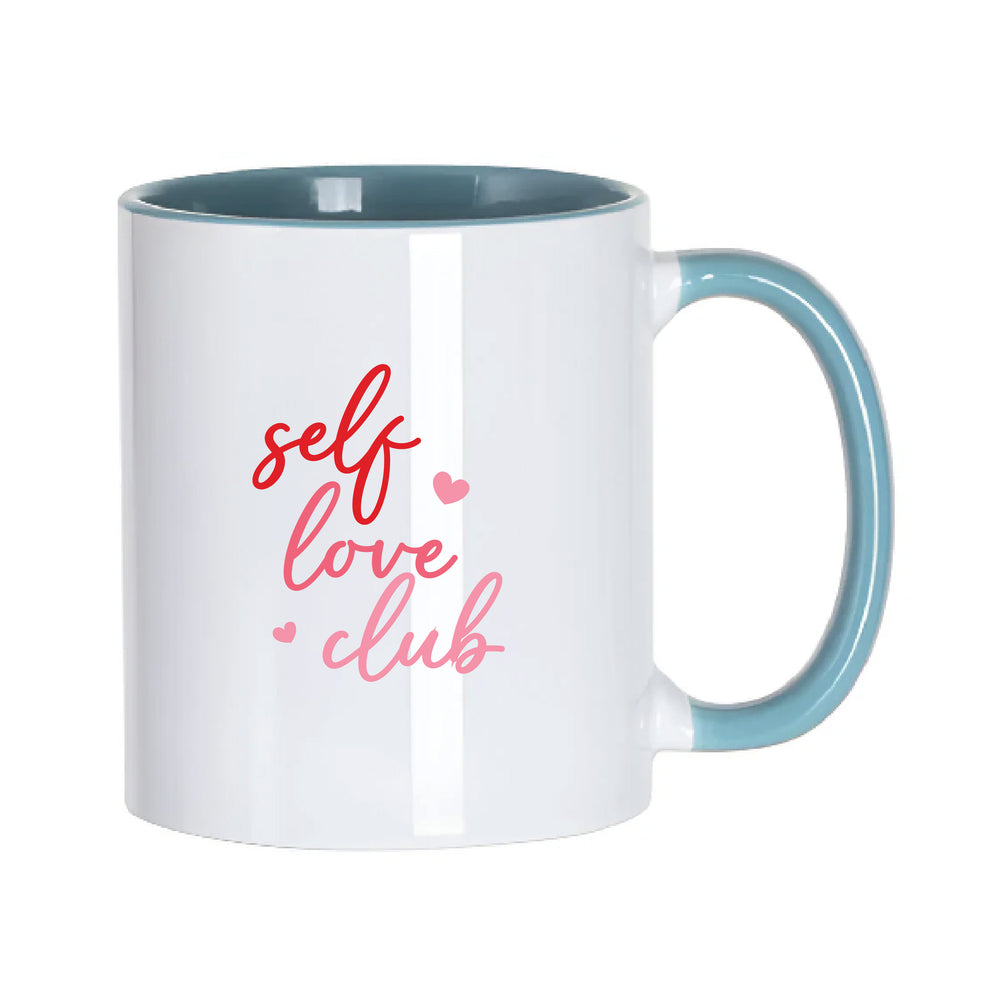 Self Love Club Heart Handle Mug