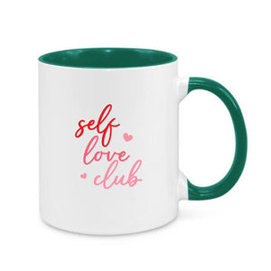 Self Love Club Heart Handle Mug