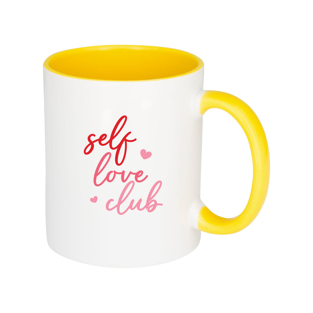 Self Love Club Heart Handle Mug