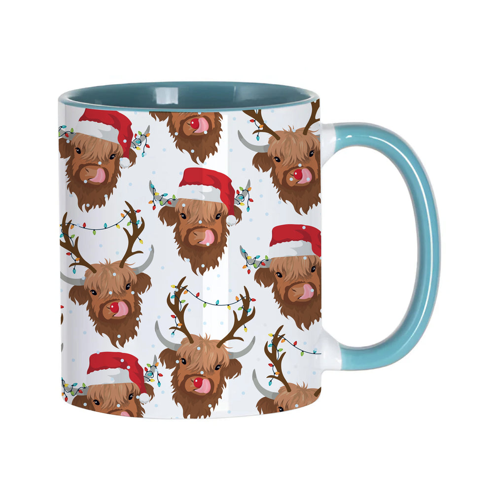 Shelby & Rudy the Christmas Highland Cows Mug