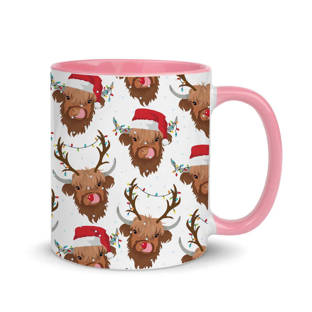 Shelby & Rudy the Christmas Highland Cows Mug