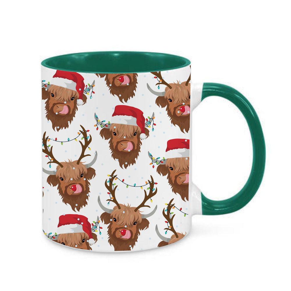 Shelby & Rudy the Christmas Highland Cows Mug