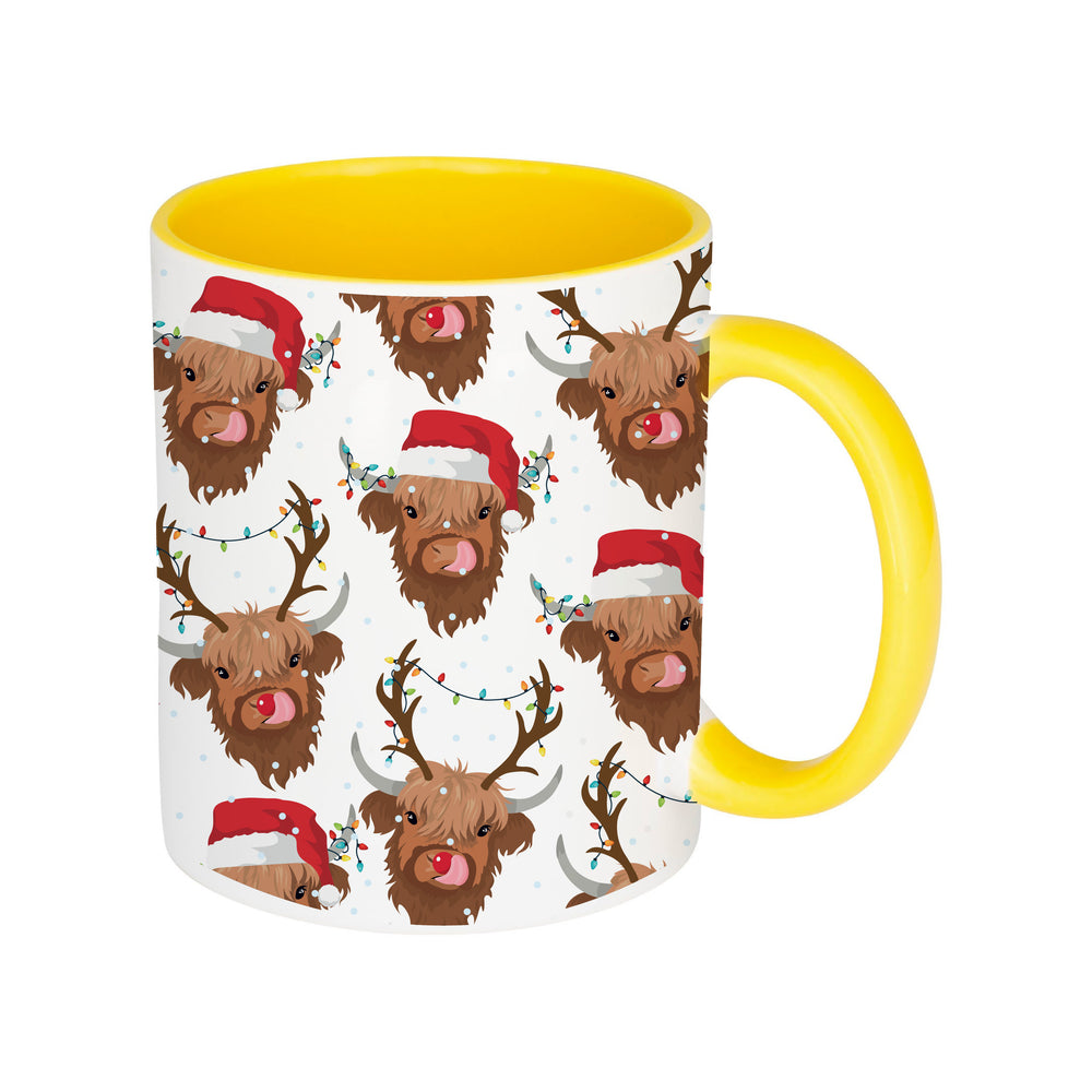 Shelby & Rudy the Christmas Highland Cows Mug