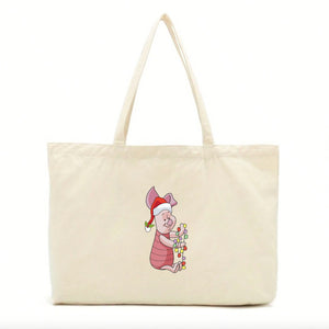 Christmas Piglet Tote