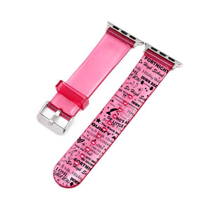 TTPD Pink Smartwatch Strap