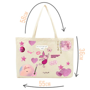 Piglet’s Love Story Tote