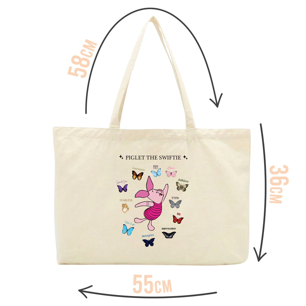 Piglet the Swiftie Tote