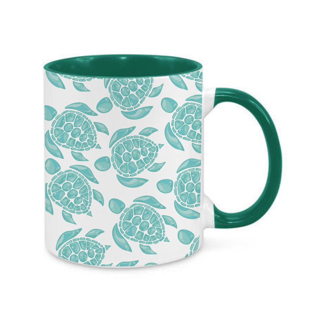 Sea Turtles Pattern Mug