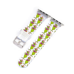 Summer Grinch Clear Smartwatch Strap