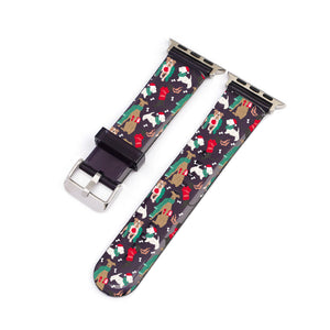 Pawliday Cheer Black Smartwatch Strap