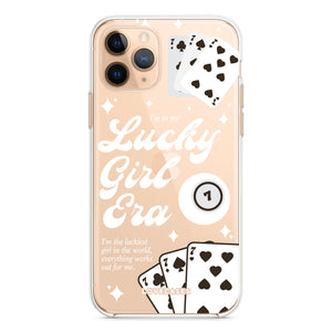 White Lucky Girl Phone Case