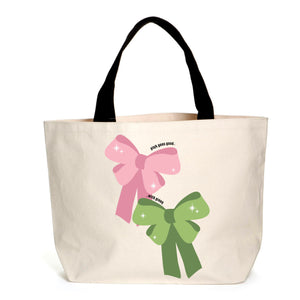 Pink Goes Good With Green Tote