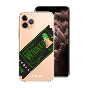 Black Personalised Wicked Cinema Ticket Phone Case