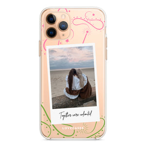 Personalised Together We're Unlimited Polaroid Photo Phone Case