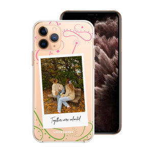 Personalised Together We're Unlimited Polaroid Photo Phone Case