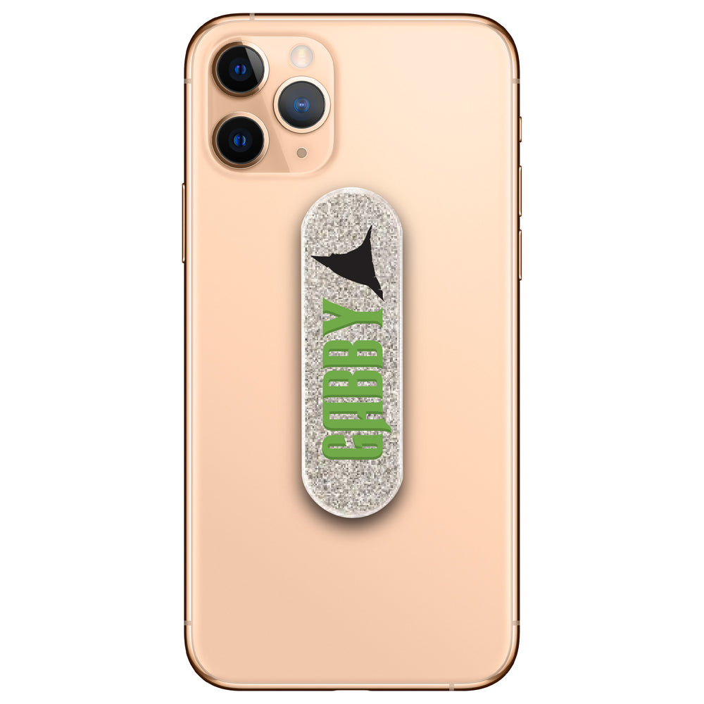 Personalised Glitter Elphaba Name Phone Loop