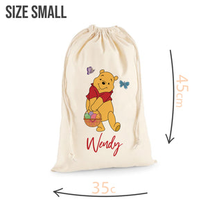 Personalised Winnie the Pooh Easter Sack