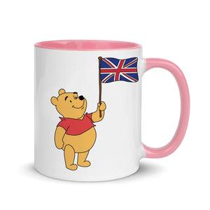 Winnie The Pooh Union Jack White Mug