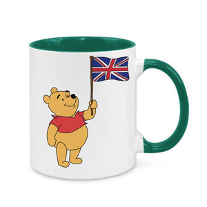 Winnie The Pooh Union Jack White Mug