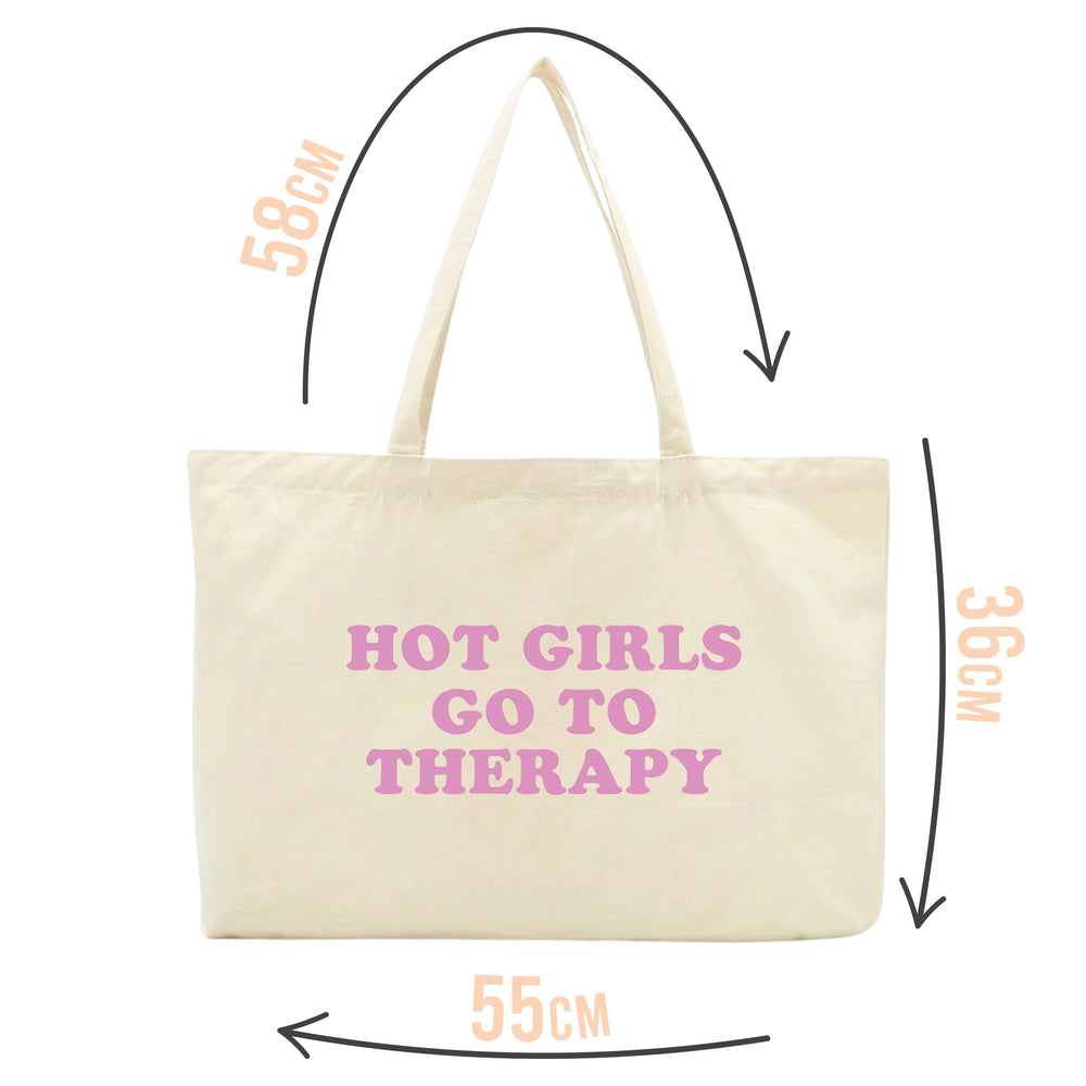 Hot Girls Slogan Tote