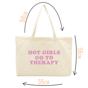 Hot Girls Slogan Tote