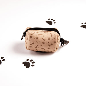 Beige Bones Poop Bag Holder