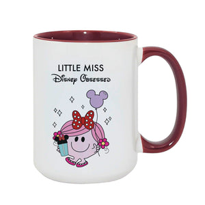 Little Miss Disney Obsessed Burgundy Mug