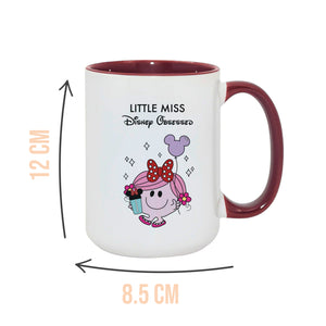 Little Miss Disney Obsessed Burgundy Mug