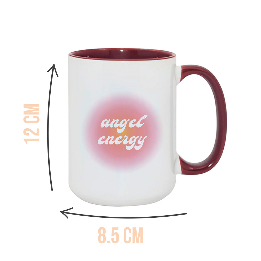 Heavenly Brewed Burgundy Mug