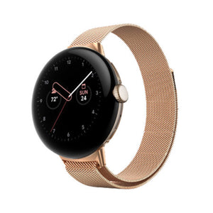 Rose Gold Milanese Google Pixel Watch Strap