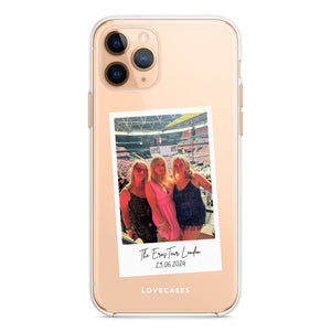 Personalised The Eras Tour Polaroid Photo Phone Case