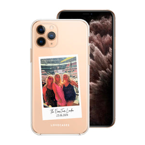 Personalised The Eras Tour Polaroid Photo Phone Case